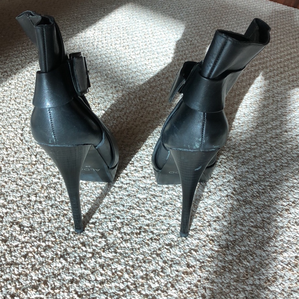 Aldo Leather Heeled Bootie - Picture 5 of 7